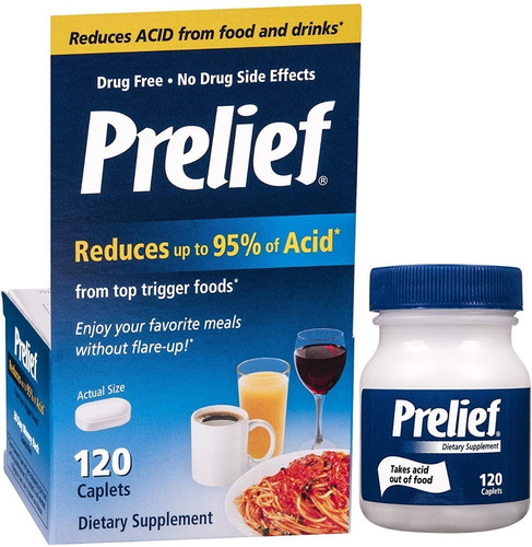 Prelief Anti-àcido P/bexiga 120 Caps No Brasil Sabor Sem Sabor