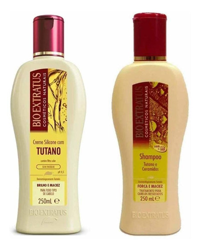 Imagem 1 de 1 de Kit Bio Extratus Tutano Shampoo 250ml E Creme De Silicone250