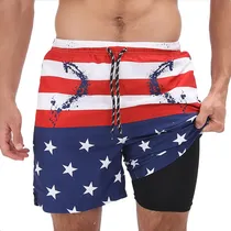 Comprar Shorts Playa Pantalón Short Traje De Baño Hombre Bañadores