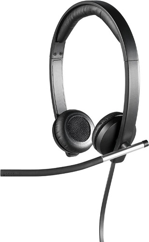 Imagen 2 de 5 de Auriculares Logitech H650e Stereo Microfono Usb Audio Dual