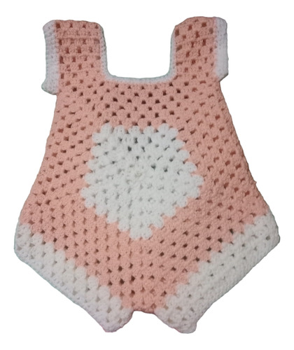 Mono Tejido A Crochet Rosa (0-6m) Bebe