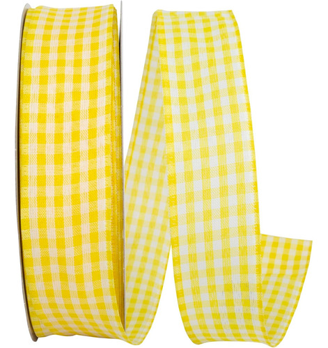 Reliant Ribbon W-k Great Gingham 3 Value Cinta Con Borde Ala