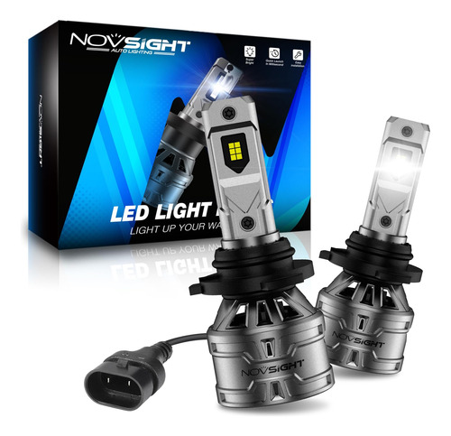 Novsight Bombillas Led Antiniebla H10, 6500 K, 60 W, 13000 L