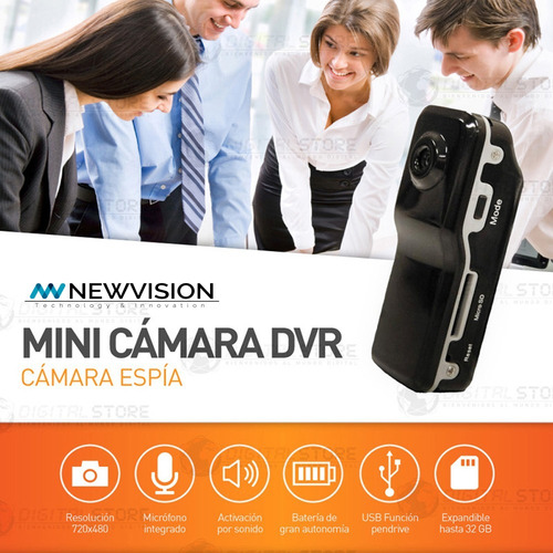 Camara Espia Oculta Mini Seguridad Vigilancia Dvr + Acces