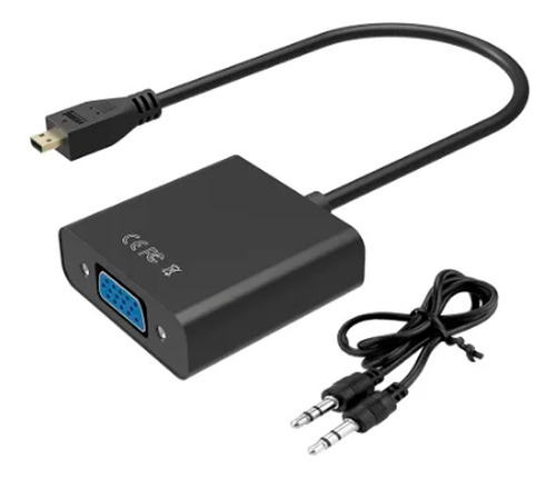 Adapdator Micro Hdmi A Vga Con Salida De Audio