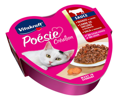 Vitakraft Poesie Caja Creation Vacuno 15 Un - Bigos