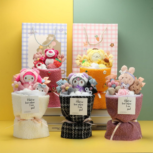 Ramo De Peluche Hello Kitty Sanrio+caja De Regalo Kawai Rorb