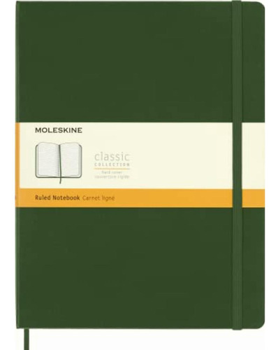 Moleskine Classic Ruled Paper Notebook, Hard Cover And