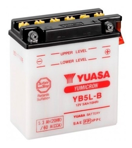 Bateria Para Moto Yuasa, Modelo Yb5l-b