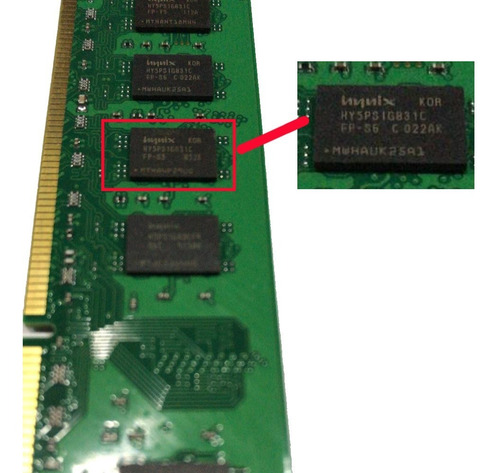 Imagen 3 de 5 de Memoria Ddr2 2gb 800mhz
