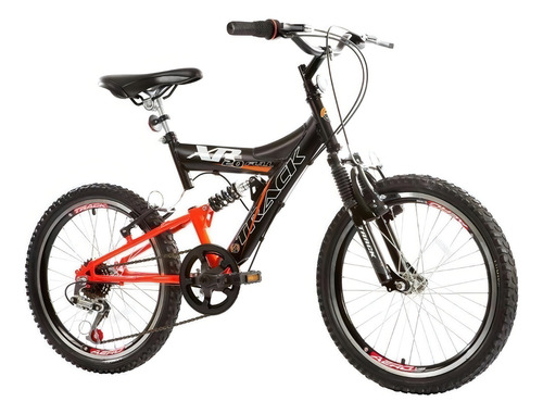 Bicicleta mountain bike infantil TK3 Track XR 20 tamaño del cuadro 15" color negro/naranja