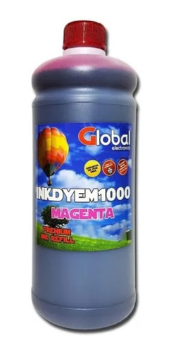 Tinta Global X 1lt Para Recargas De Impresora