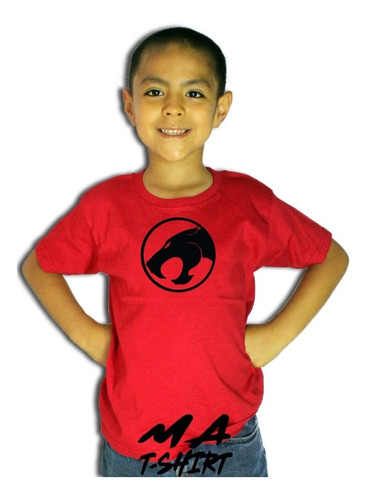 Playera Niño Unisex  Thundercats + Stiker  Mod1