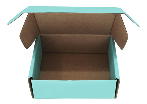 50 Mailbox 14x12x4.5 Cm. Caja De Envíos Color Azul