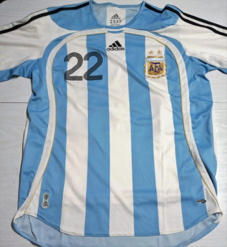 Camiseta Argentina. adidas. Mundial 2006. L. Gonzalez 22. | MercadoLibre
