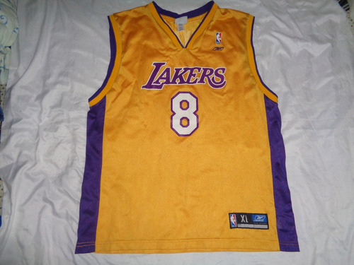 Jersey Kobe 8 Lakers De Epoca Original  Largo 78 Ancho 64