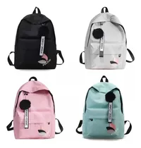Comprar Bolso Morral Mochila Dama Con Pon Pon