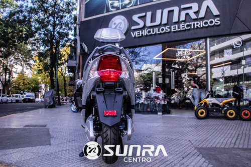 Moto Electrica Sunra Hawk Automatica Urbana + Casco / E