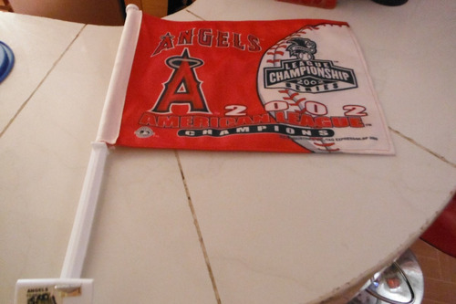 Bandera Anaheim Angels Baseball American League Champions