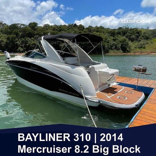 Imagem 1 de 15 de Bayliner 310 2014 Mercruiser Big Block 380hp Ar E Gerador