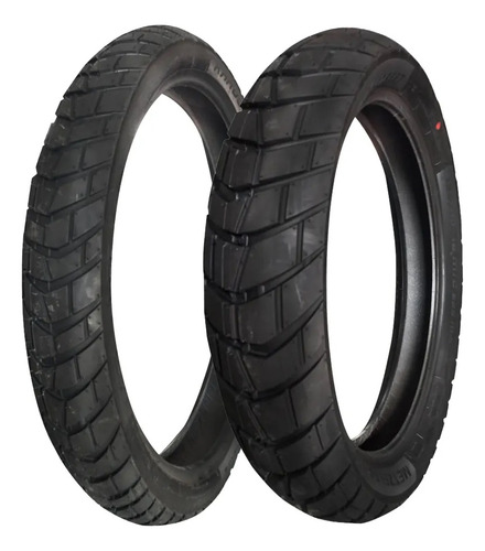 Kit 2 Pneu Metzeler Karoo Street 90/90-21 + 120/80-18 Lander