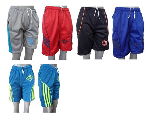 Paquete De 5 Short Deportivos Niño De Mayoreo