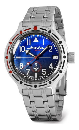 Reloj Hombre Vostok 420957-std- Automático Pulso En Acero