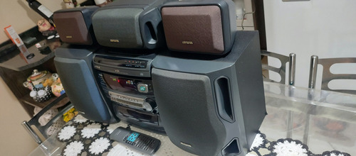 Aparelho De Som System Aiwa Nsxav800 Sony Philips Gradiente Preto 250 W (Usado)