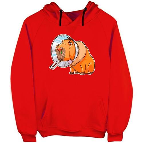 Sudadera Capucha Roja Ro9  Marmota Bz450