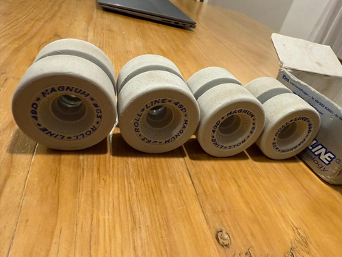 Ruedas Roll-line Magnum Escuela Patinaje / Figuras - Usadas Gris (Usado)