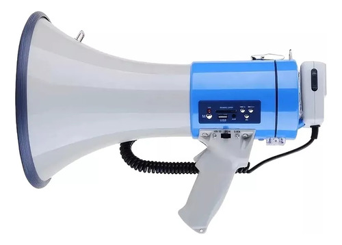 Megafono Portatil Fuerte Altavoz Recargable Con Pilas