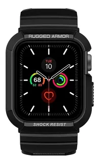 Capa Spigen Rugged Armor Pro Apple Watch Series 6/5/4 (40mm) Cor da caixa Preto Cor da pulseira Preto