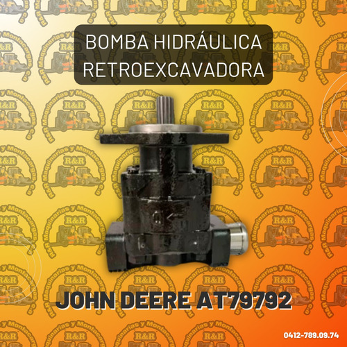 Bomba Hidráulica Retroexcavadora John Deere A179792