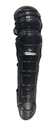 Espinilleras De Béisbol Triple Protección Color Negra Radach