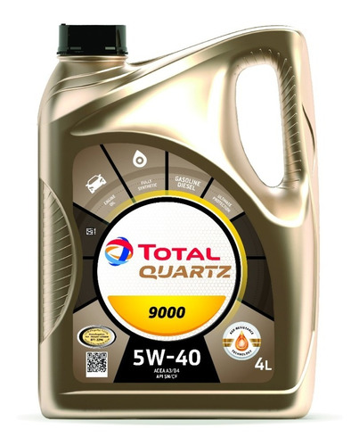 Lubricante Total Quartz 9000 5w40 4l + Regalo! Bidart