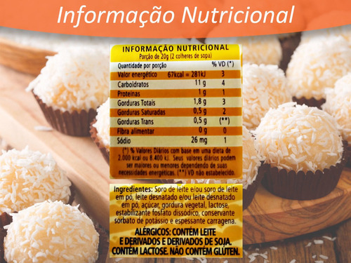Kit 6 Mistura Láctea Tipo Leite Condensado Mococa 395g
