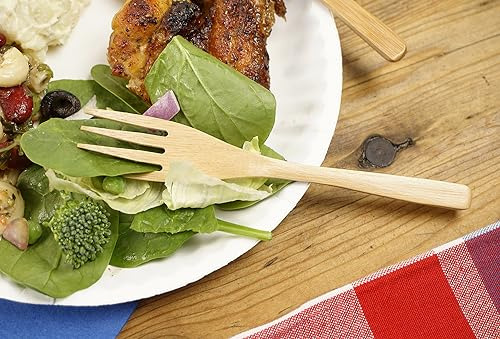 Juego De Utensilios De Cocina De Bambú Reutilizables Y Biode