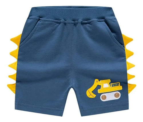 Short Bermuda Algodón Estilo Jogger Para Niños