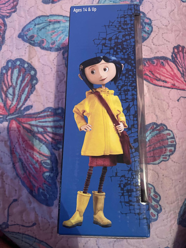 Neca - Coraline Doll Muñeca Ojos De Boton 25 Cm - Original (Usado)