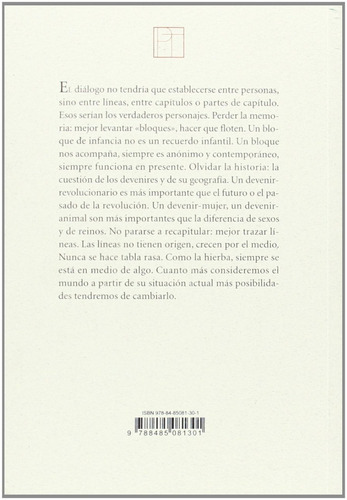 Diálogos, De Gilles Deleuze. Editorial Pre-textos En Español