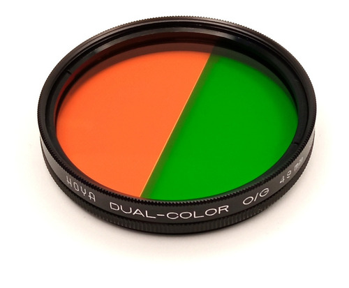 Filtro 49mm Dual Color Naranja / Verde Hoya