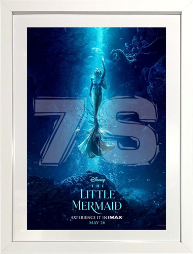 Póster De Película La Sirenita 2023: Afiche Little Mermaid 1