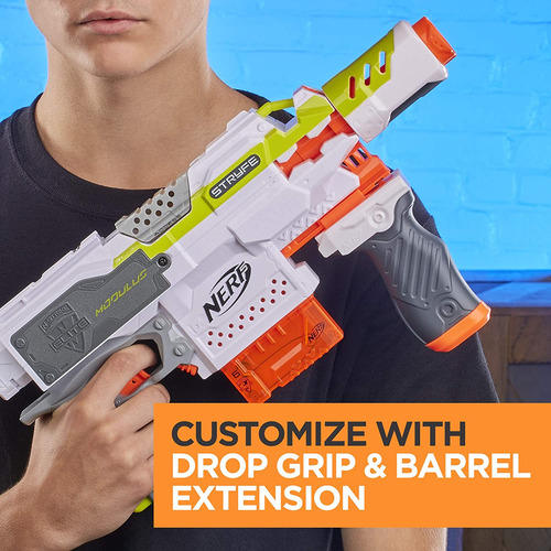 Nerf Modulus Stryfe (exclusivo De Amazon), Blanco