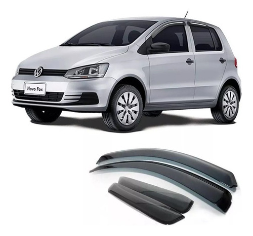 Chuva Protetor Defletor Vw Fox 2003 Ate 2020 4 Portas