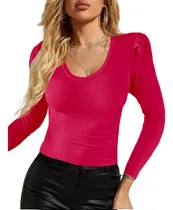 Comprar  Sueter Mujer Sueteres Casual Sweater Dama  Blusa Manga Larg