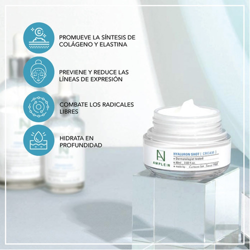 Ample:n Crema Hidratante Con Çcido Hialuronico 60 Ml