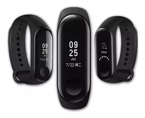 Relógio Smartwatch Pulseira Xiaomi Mi Band 3 Preto
