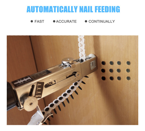 Adaptador Automático Para Clavos En Cadena, Accesorio Para T