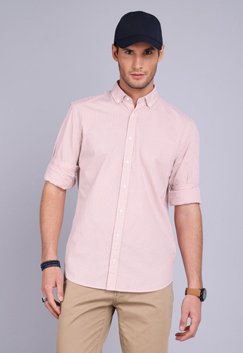 Camisa Cuadros Manga Larga Arrow Cm3003srd