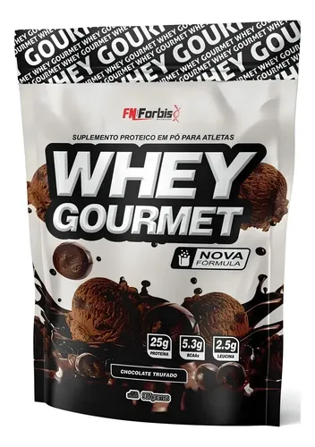 Whey Protein Gourmet Refil 900 G - Fn Forbis - Proteina Sabor Cho...